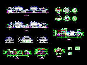 某古建筑工程設(shè)計(jì)施工圖免費(fèi)下載 園林綠化及施工