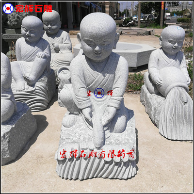 專注好品質(zhì)石雕小和尚 石雕小沙彌62公分高